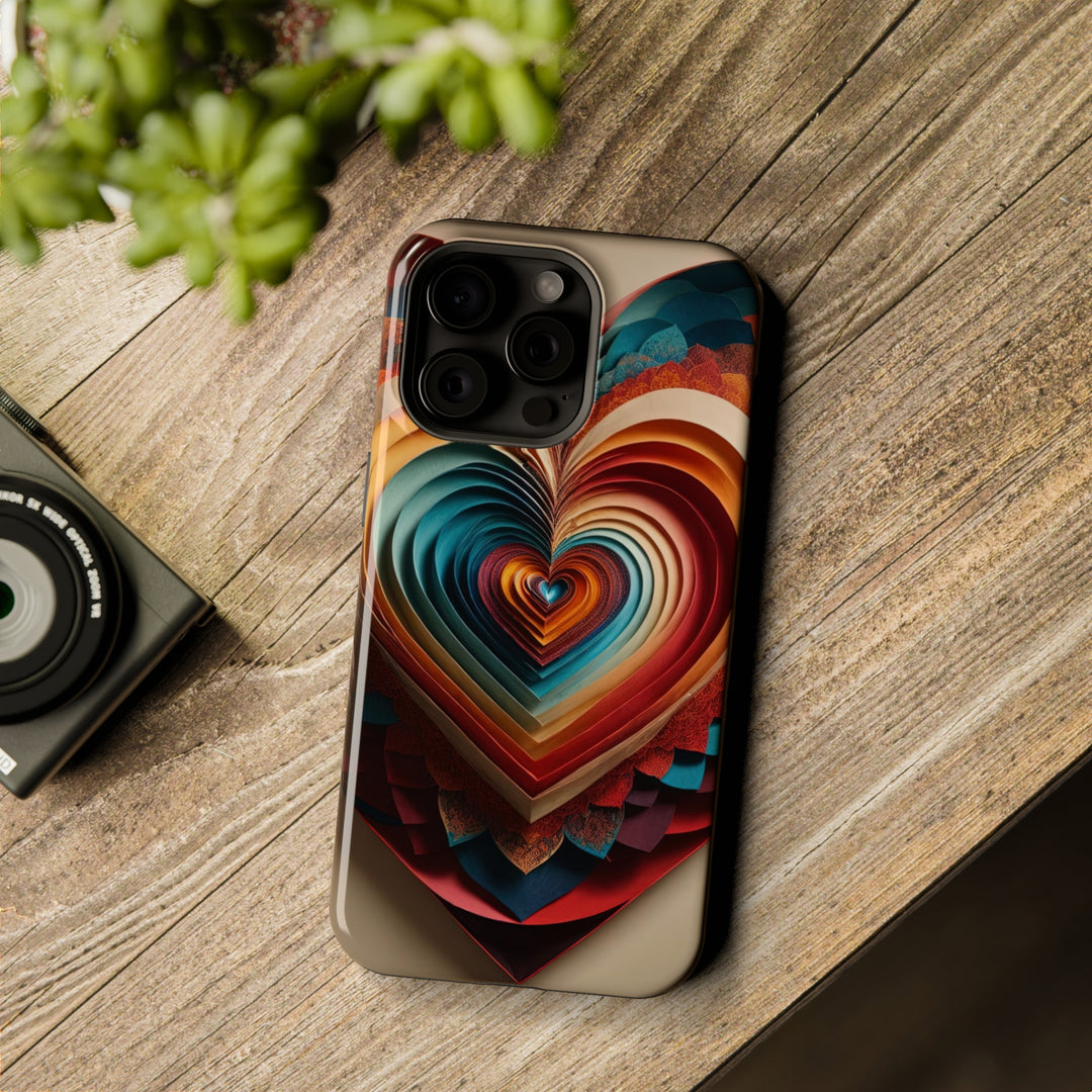 Vibrant Paper Heart - MagSafe Tough Case