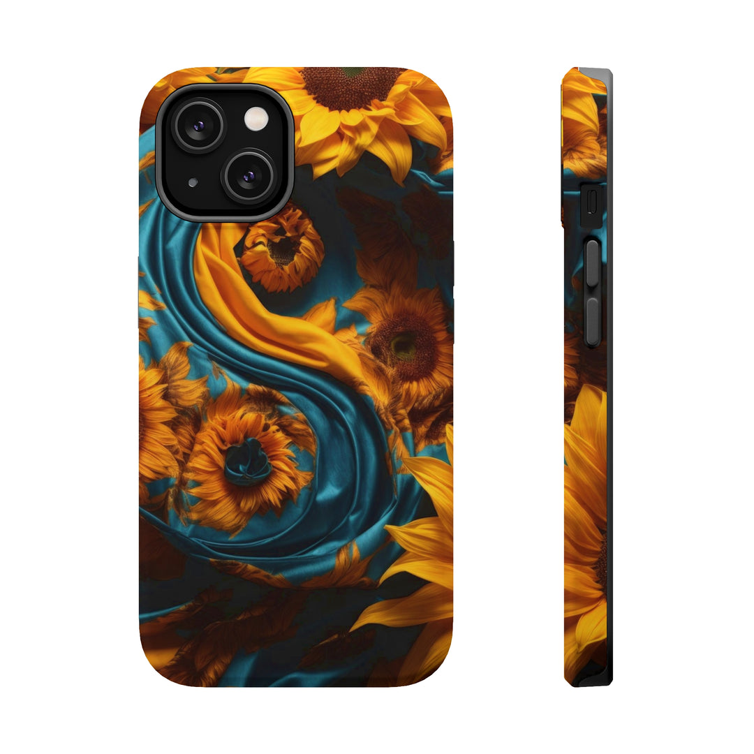 Sunflower Satin Swirl - MagSafe Tough Case