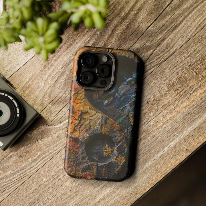 Autumn Geometric Contrast - MagSafe Tough Case