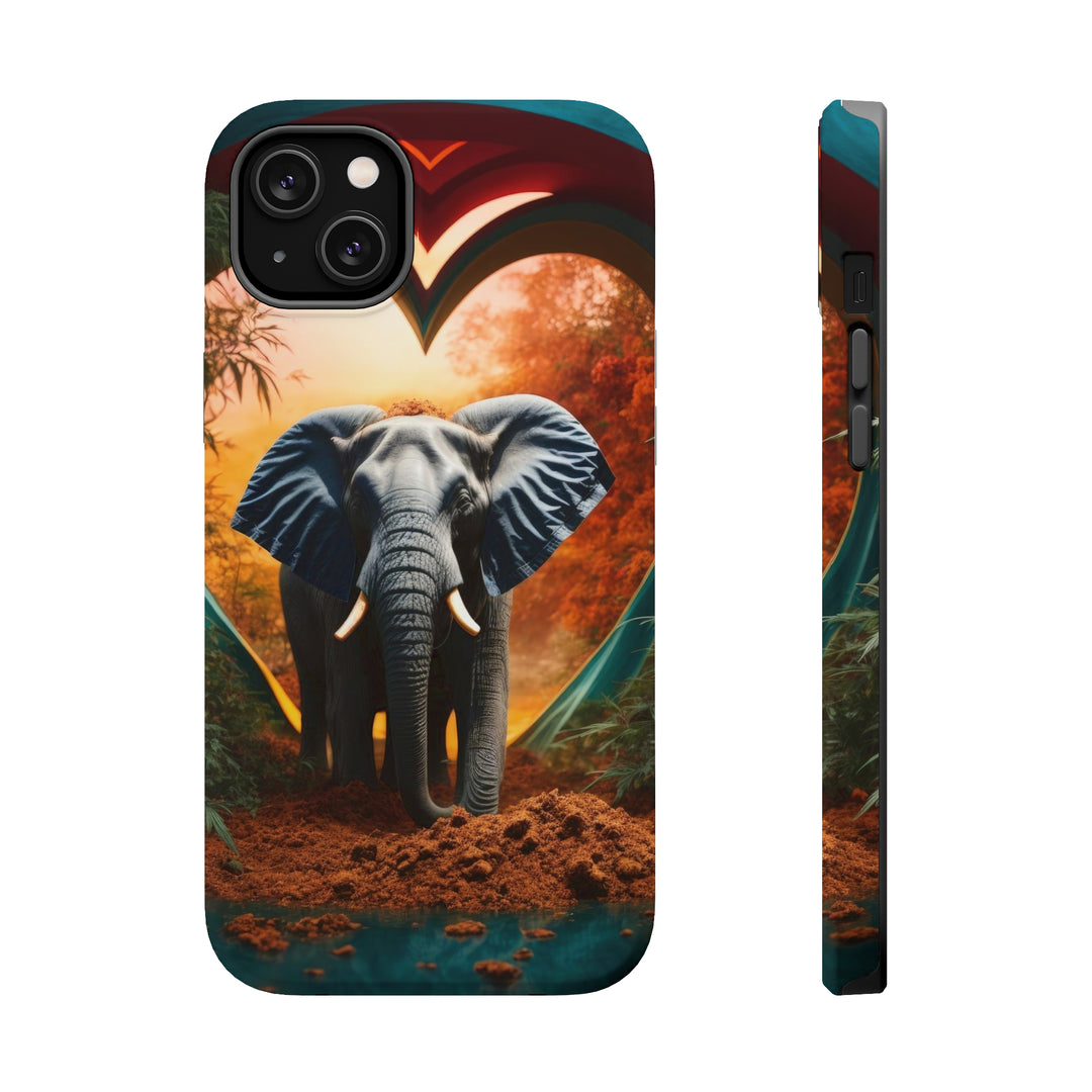 Heart Portal Elephant - MagSafe Tough Case
