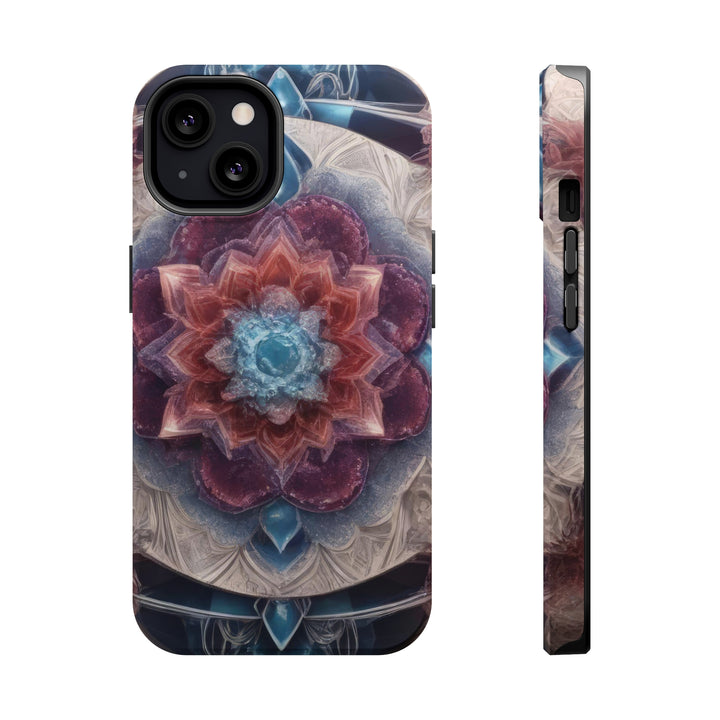 Symmetrical Crystal Bloom - MagSafe Tough Case