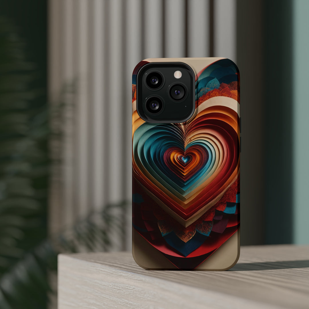 Vibrant Paper Heart - MagSafe Tough Case