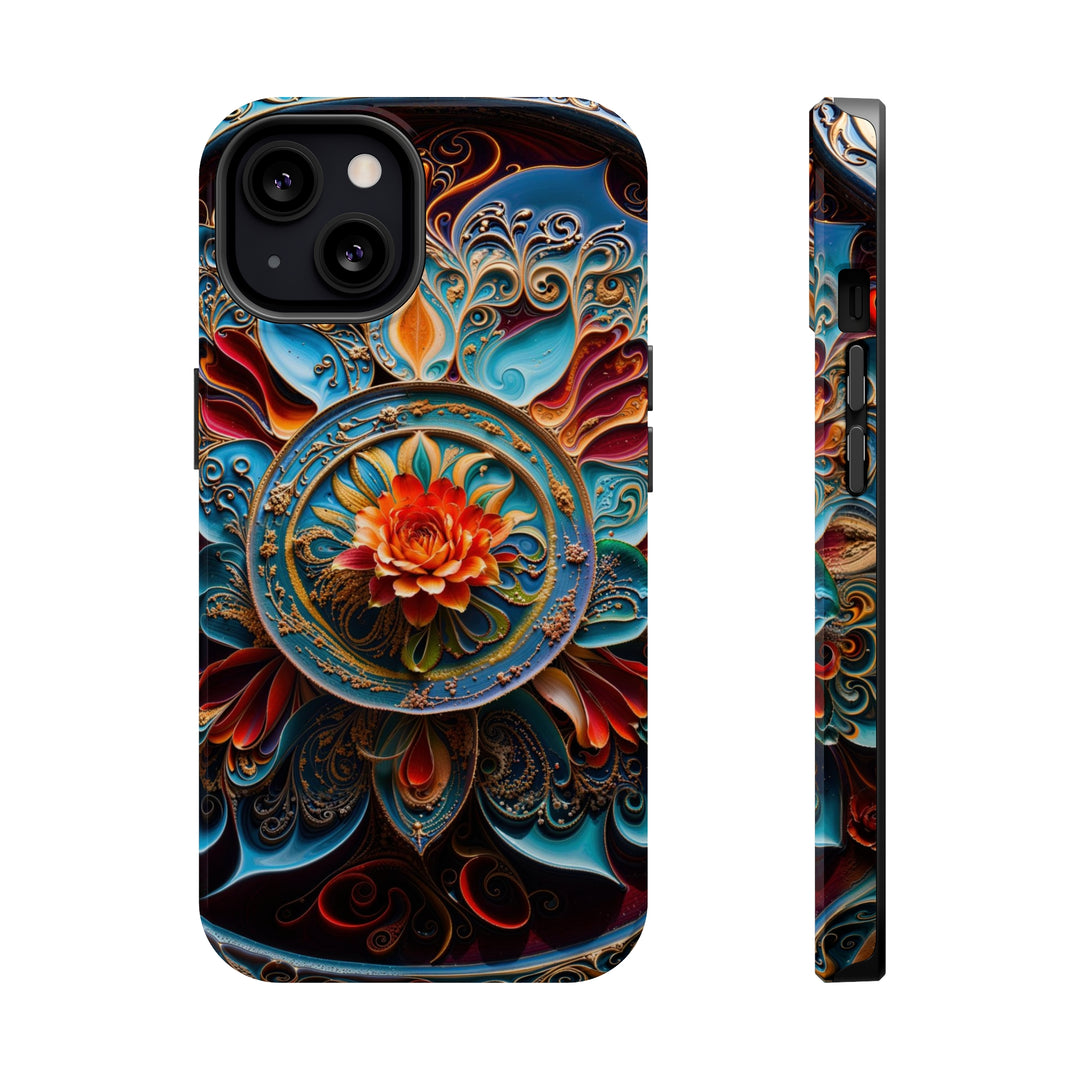 Intricate Floral Mandala - MagSafe Tough Case