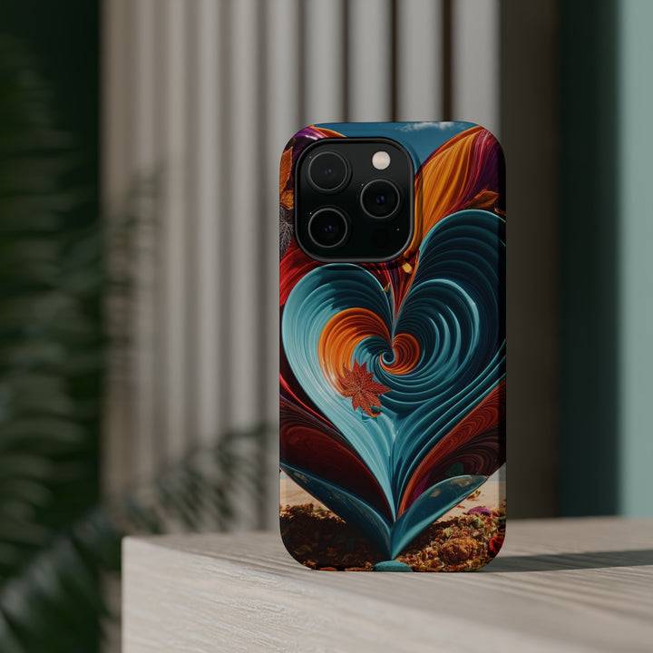 Vibrant Heart Spiral - MagSafe Tough Case