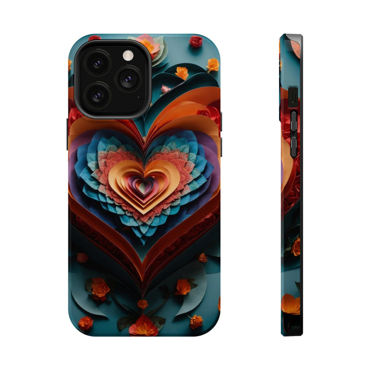 Blooming Heart Layers - MagSafe Tough Case