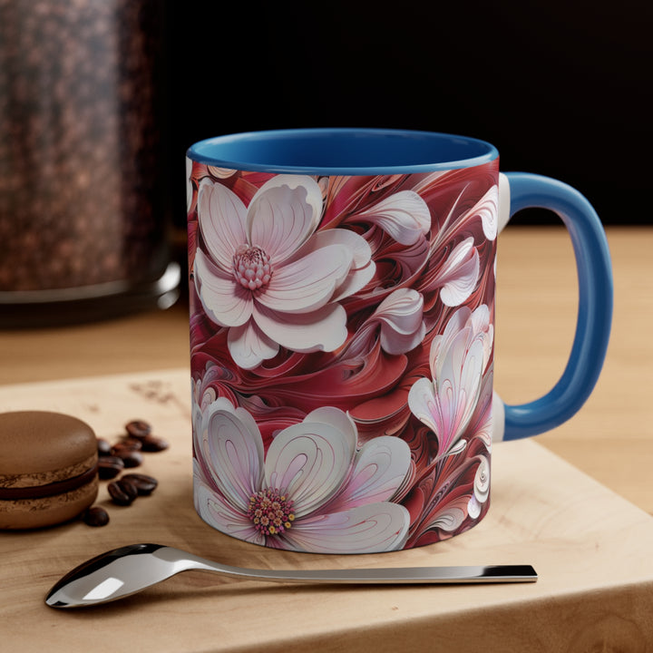 Swirling Floral Abundance - Accent Coffee Mug