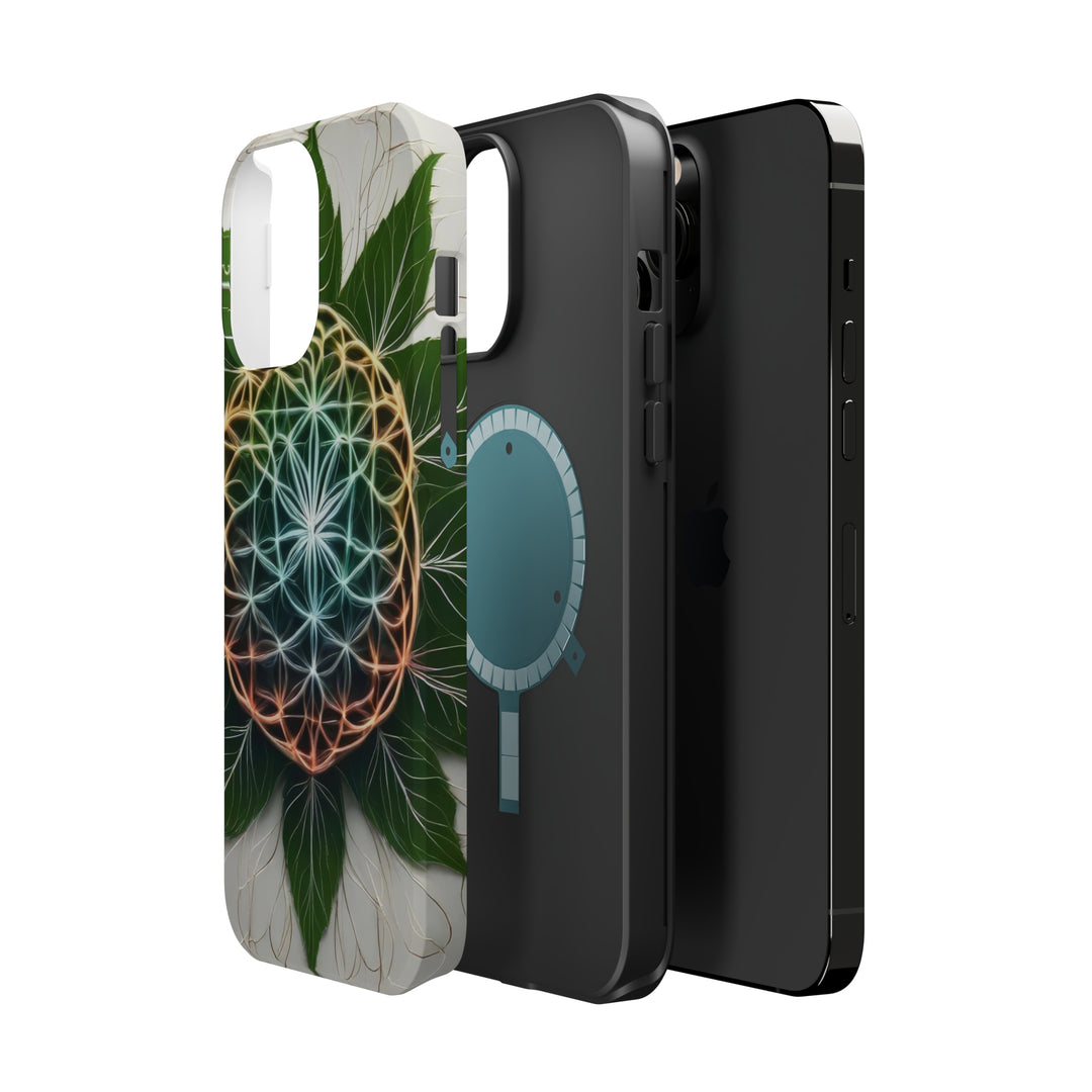 Vibrant Geometric Botanical - MagSafe Tough Case