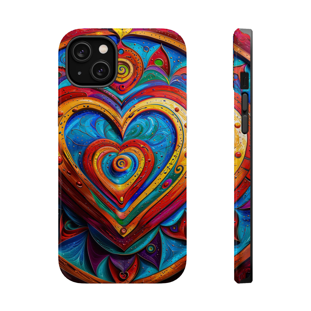 Vibrant Love Spiral - MagSafe Tough Case