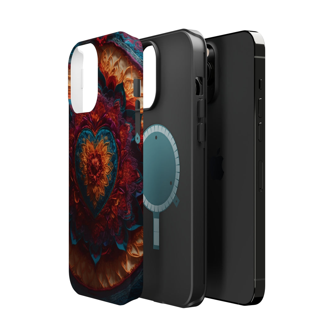 Radiant Floral Mandala - MagSafe Tough Case