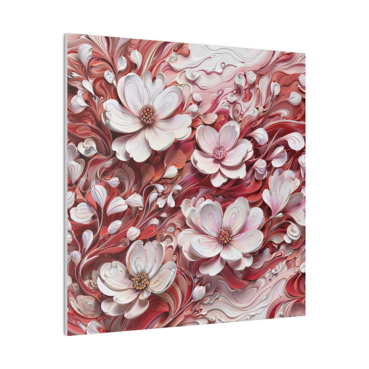 Swirling Floral Abundance - Matte Canvas