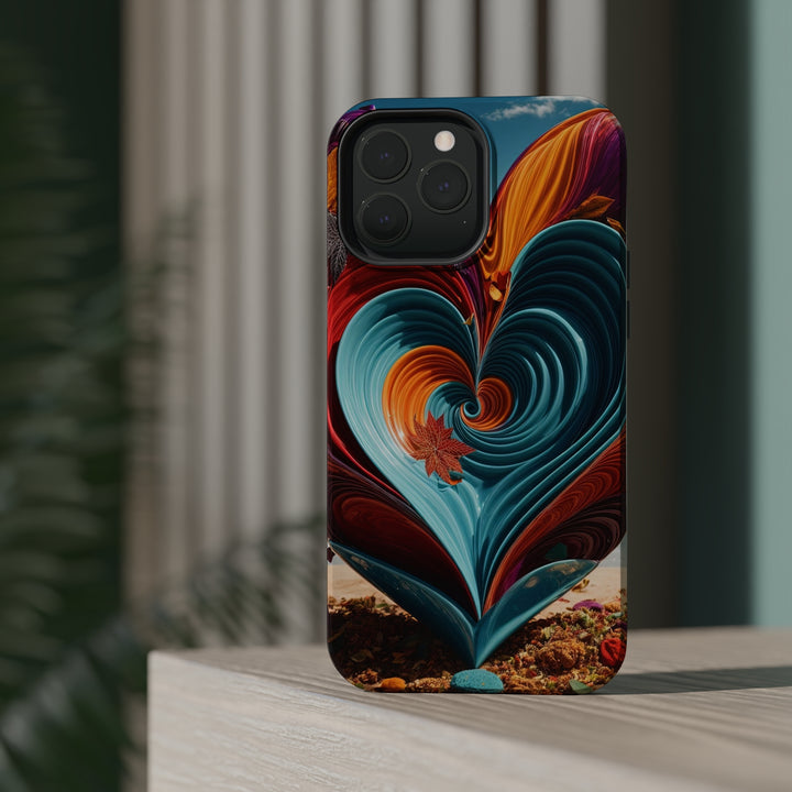 Vibrant Heart Spiral - MagSafe Tough Case