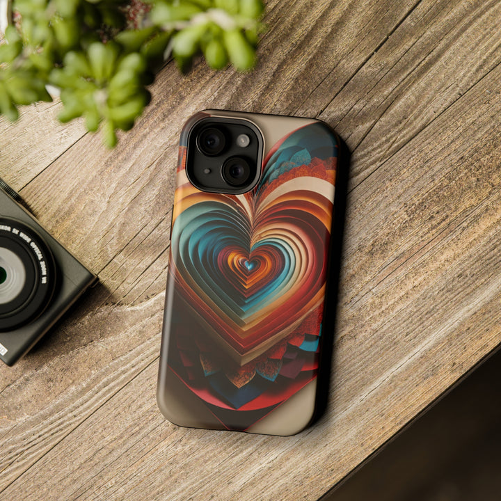 Vibrant Paper Heart - MagSafe Tough Case