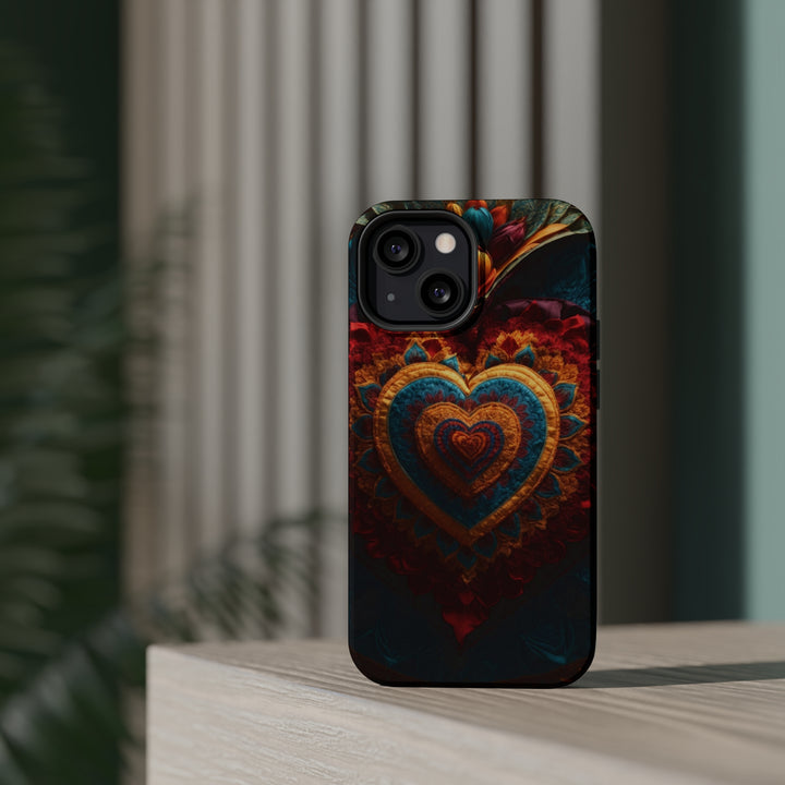 Floral Heart Tapestry - MagSafe Tough Case