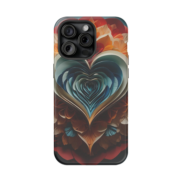 Blooming Heart Layers - MagSafe Tough Case