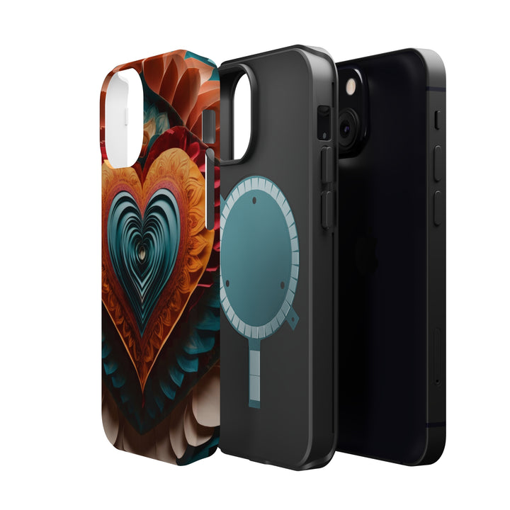 Layered Heart Artwork - MagSafe Tough Case