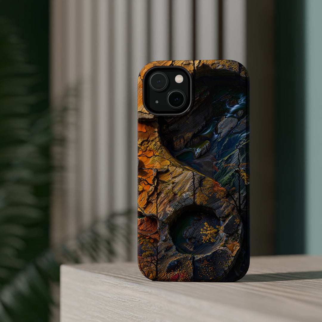 Autumn Geometric Contrast - MagSafe Tough Case