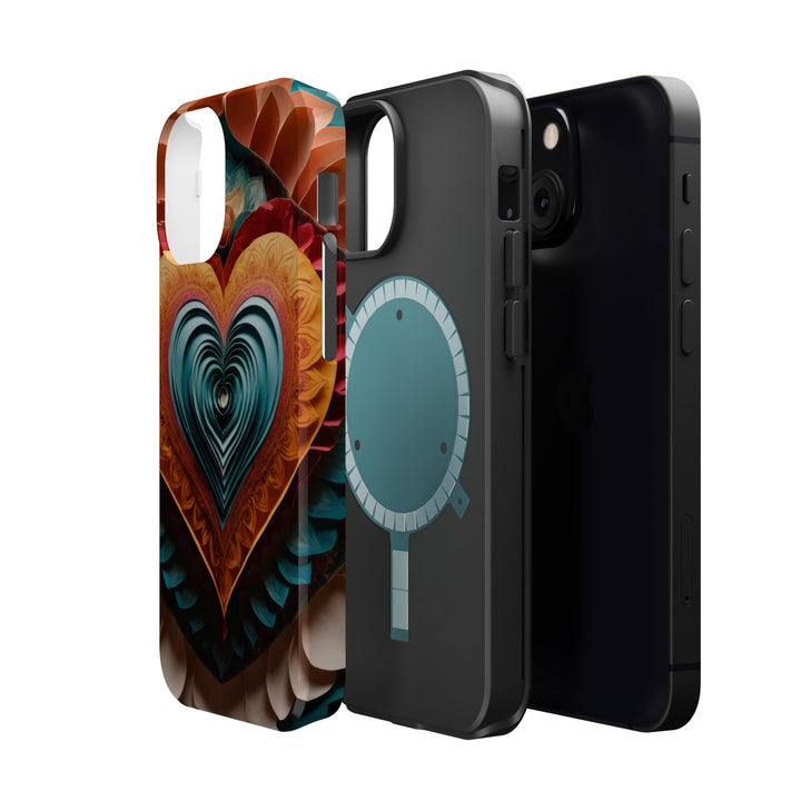 Layered Heart Artwork - MagSafe Tough Case