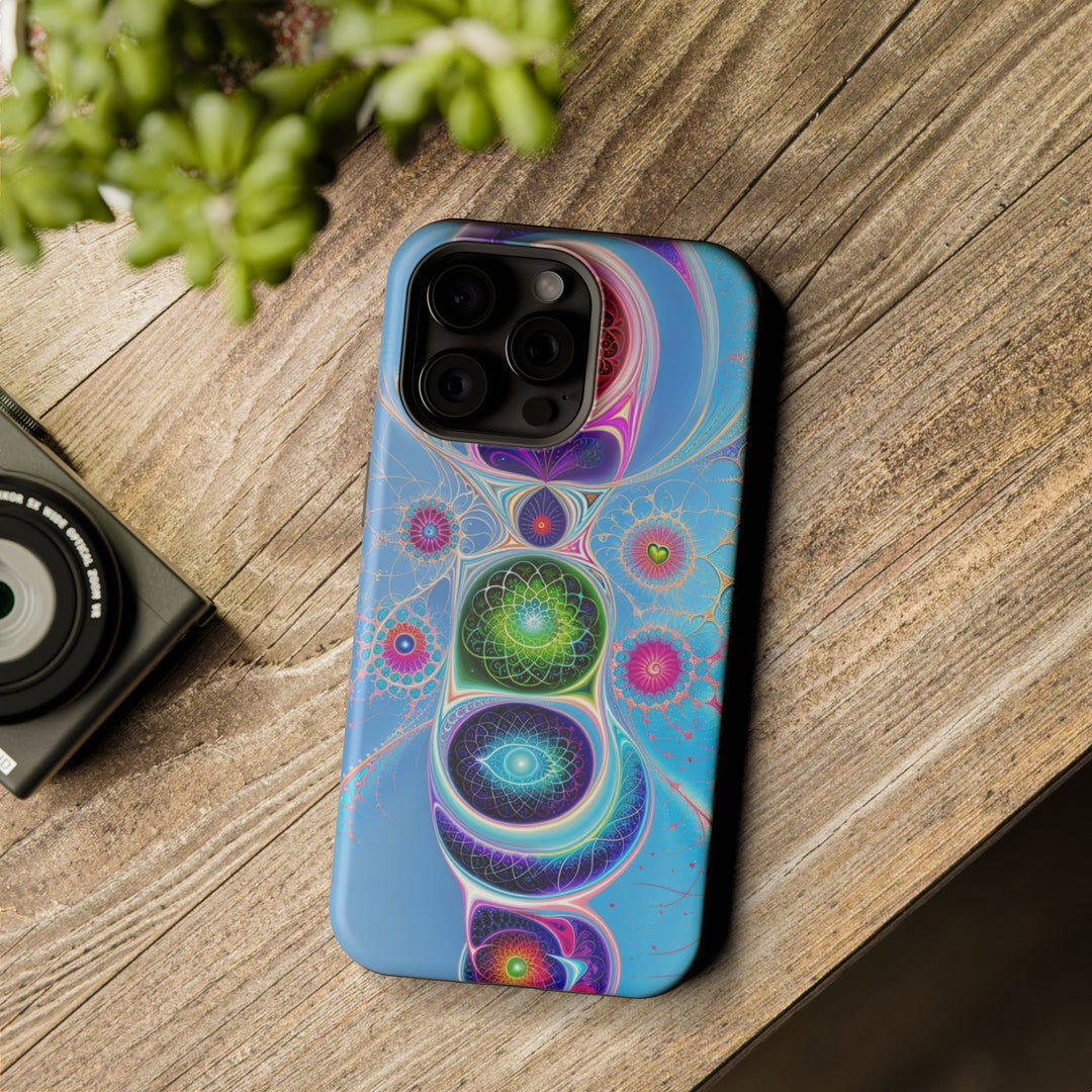 Vibrant Fractal Blossoms - MagSafe Tough Case