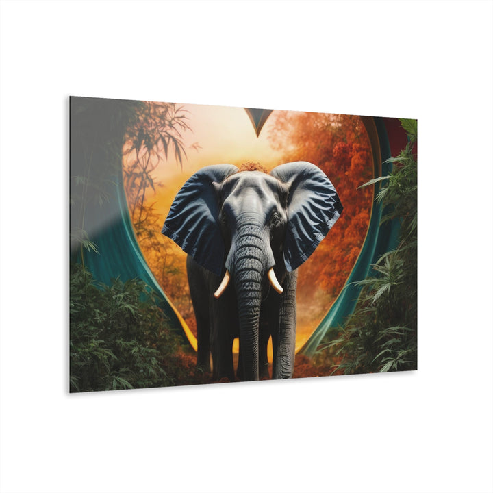 Heart Portal Elephant - Acrylic Prints (French Cleat Hanging)