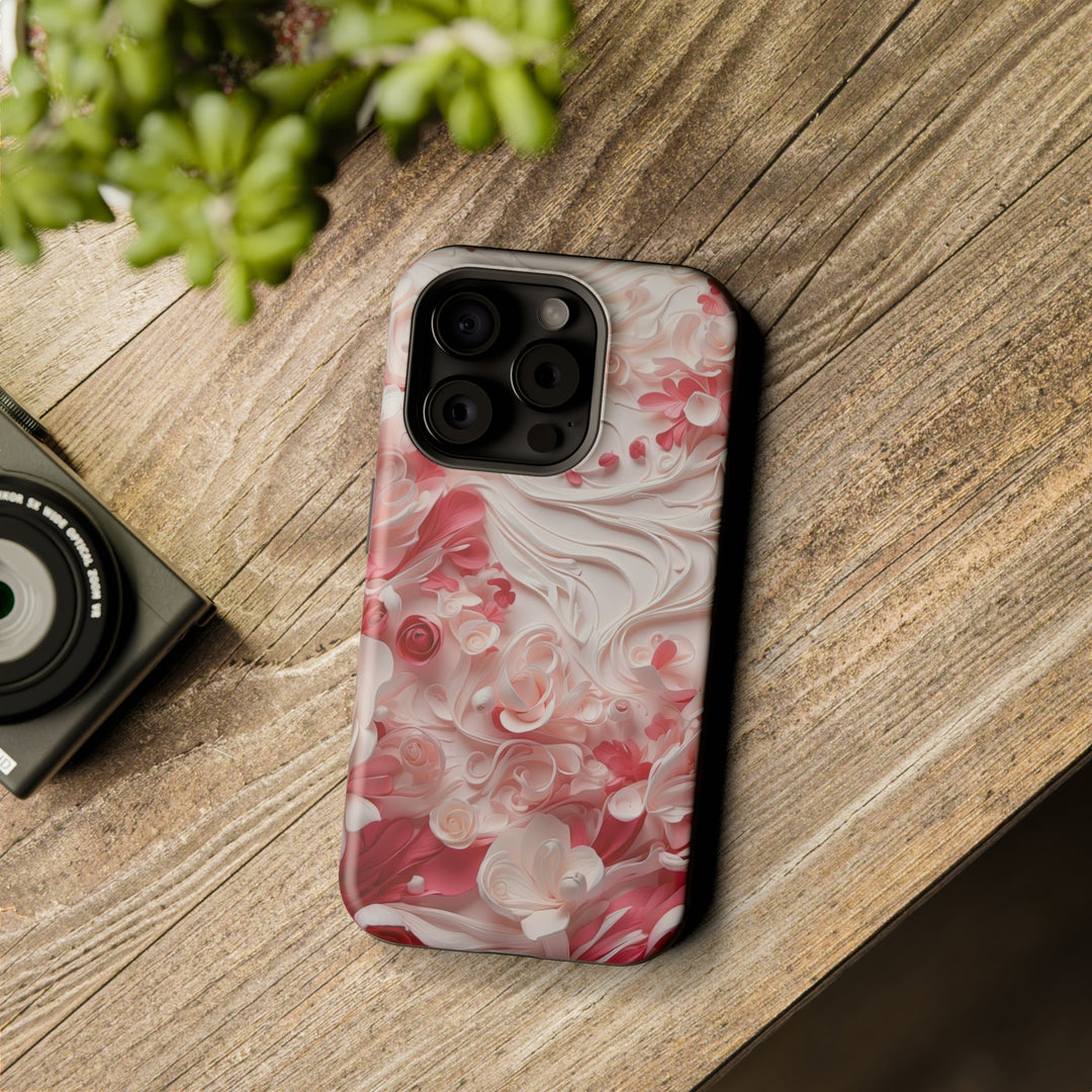 Floral Swirls Abstraction - MagSafe Tough Case