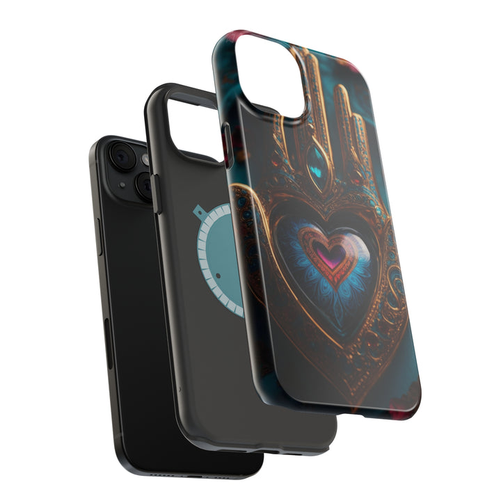 Mystical Heart Hamsa - MagSafe Tough Case