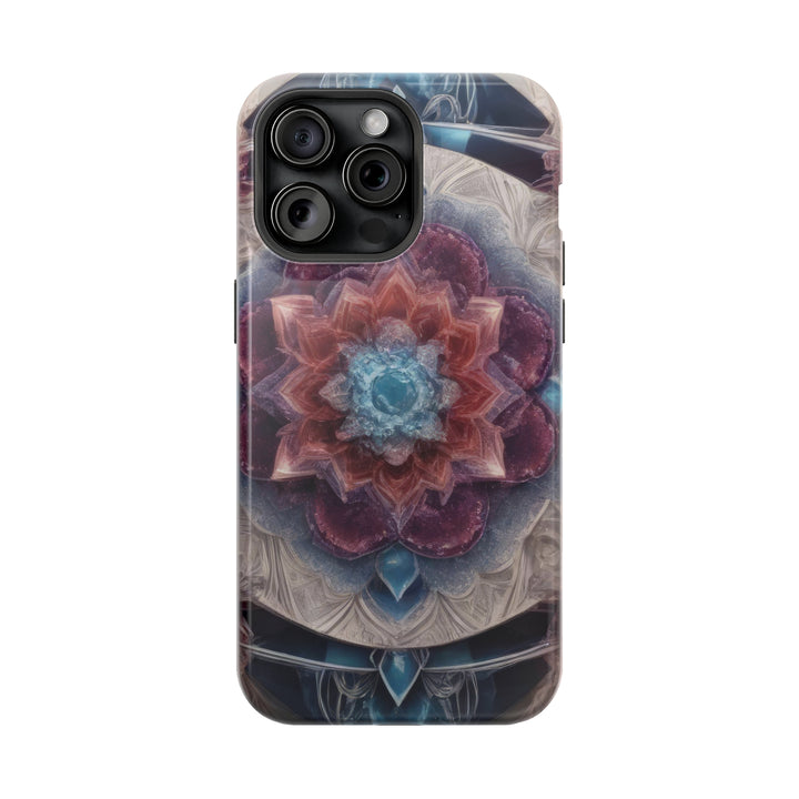 Symmetrical Crystal Bloom - MagSafe Tough Case