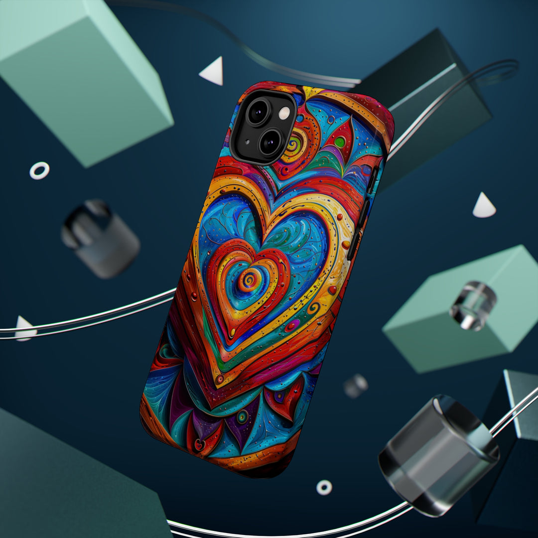 Vibrant Love Spiral - MagSafe Tough Case