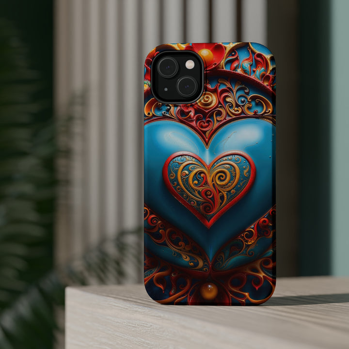 Ornate Heart Mandala - MagSafe Tough Case