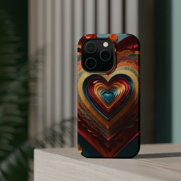 Infinite Layered Hearts - MagSafe Tough Case