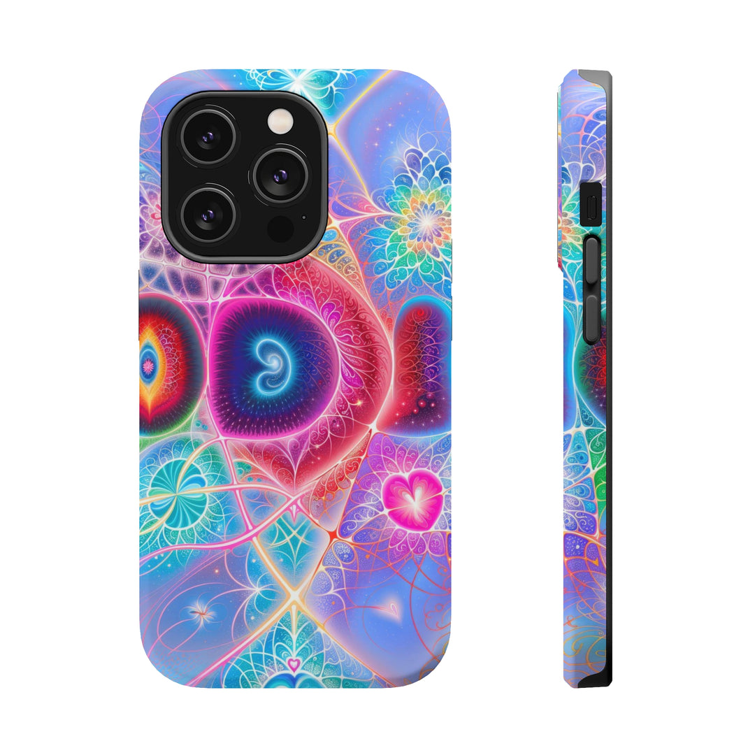 Vibrant Fractal Blossoms - MagSafe Tough Case