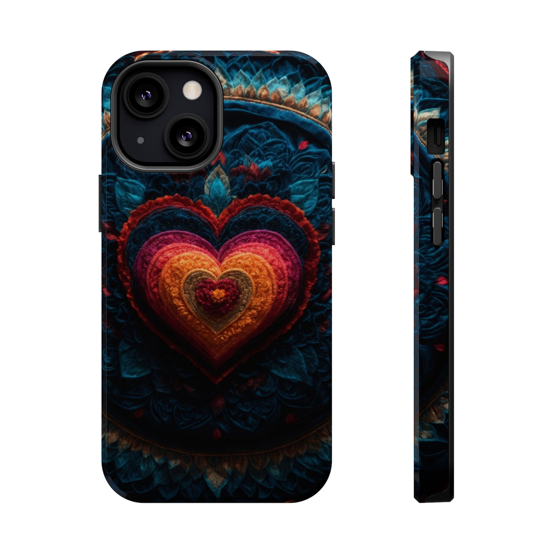 Nested Heart Tapestry - MagSafe Tough Case