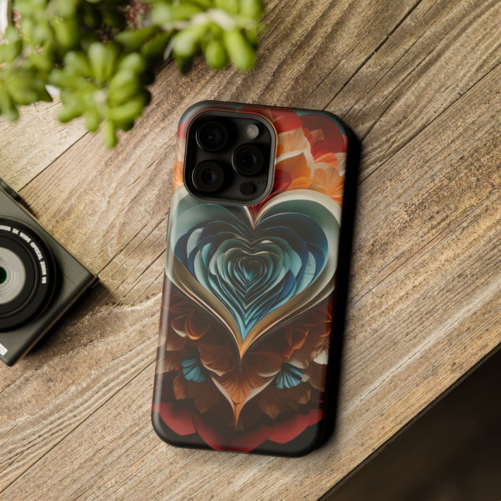 Blooming Heart Layers - MagSafe Tough Case