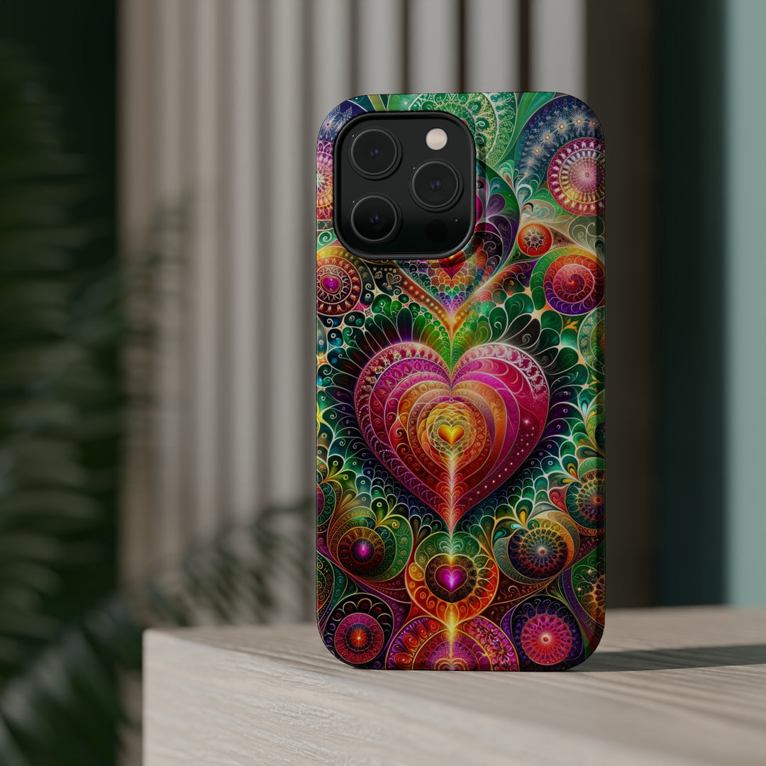 Kaleidoscopic Heart Symphony - MagSafe Tough Case
