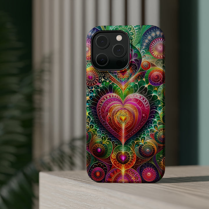 Kaleidoscopic Heart Symphony - MagSafe Tough Case