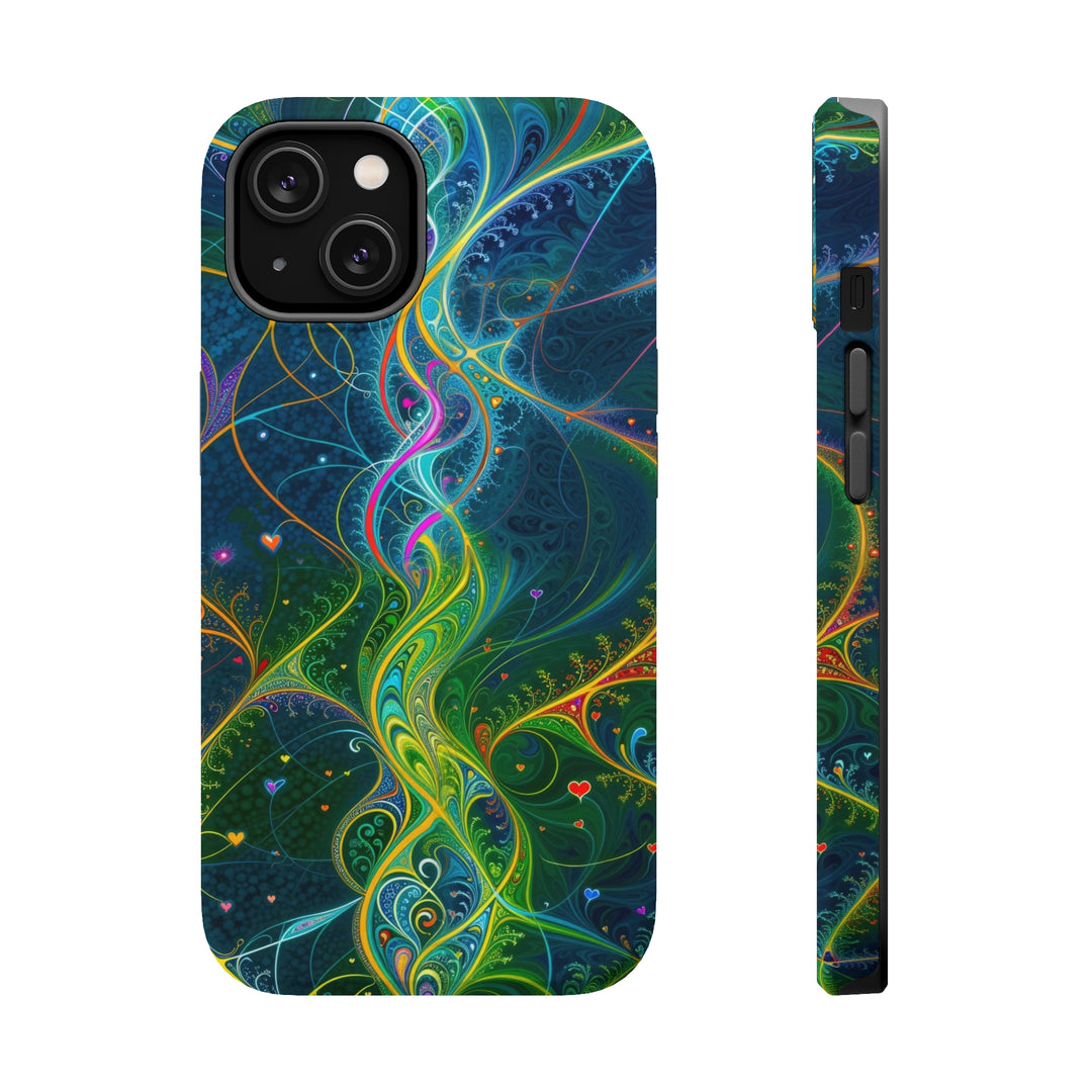 Vibrant Ethereal Swirls - MagSafe Tough Case