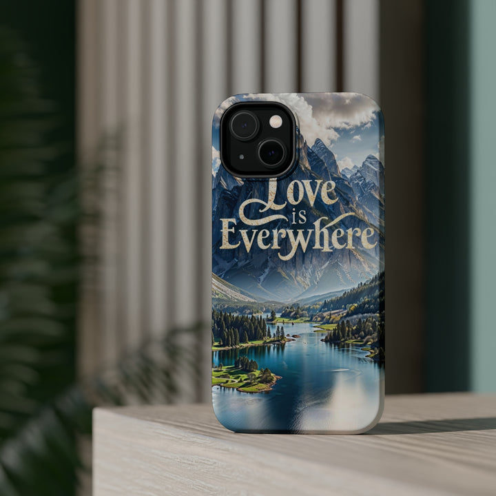 Mountainous Love Reflection - MagSafe Tough Case