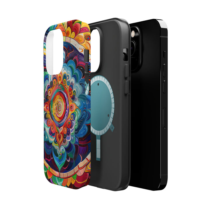 Vibrant Cosmic Mandala - MagSafe Tough Case