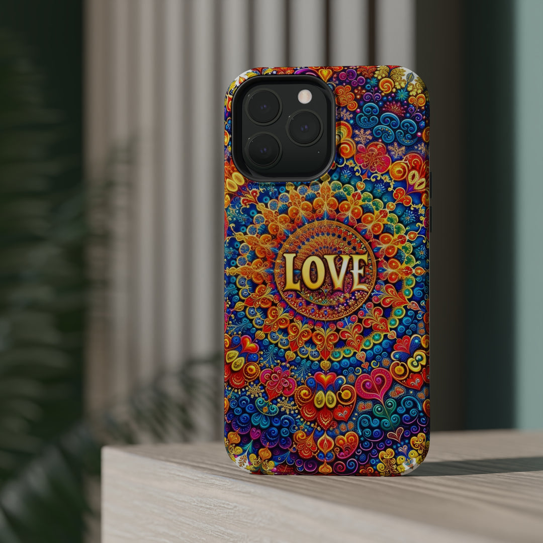 Vibrant Love Mandala - MagSafe Tough Case