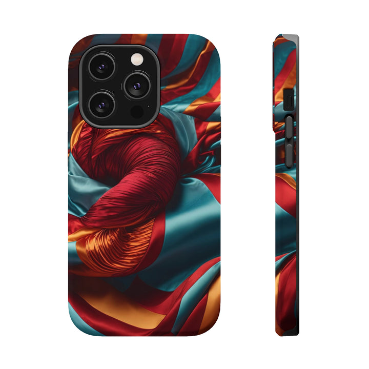 Vivid Silk Swirls - MagSafe Tough Case