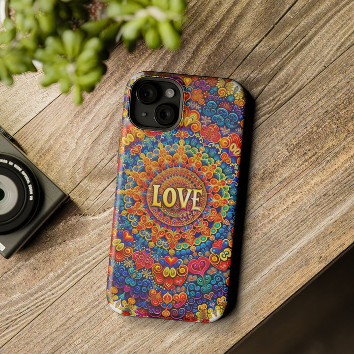 Vibrant Love Mandala - MagSafe Tough Case