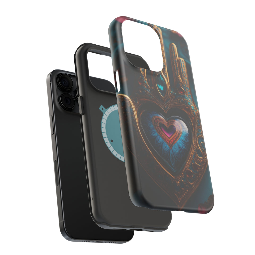 Mystical Heart Hamsa - MagSafe Tough Case