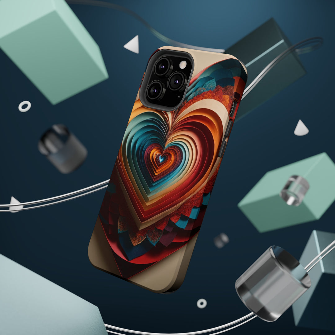 Vibrant Paper Heart - MagSafe Tough Case