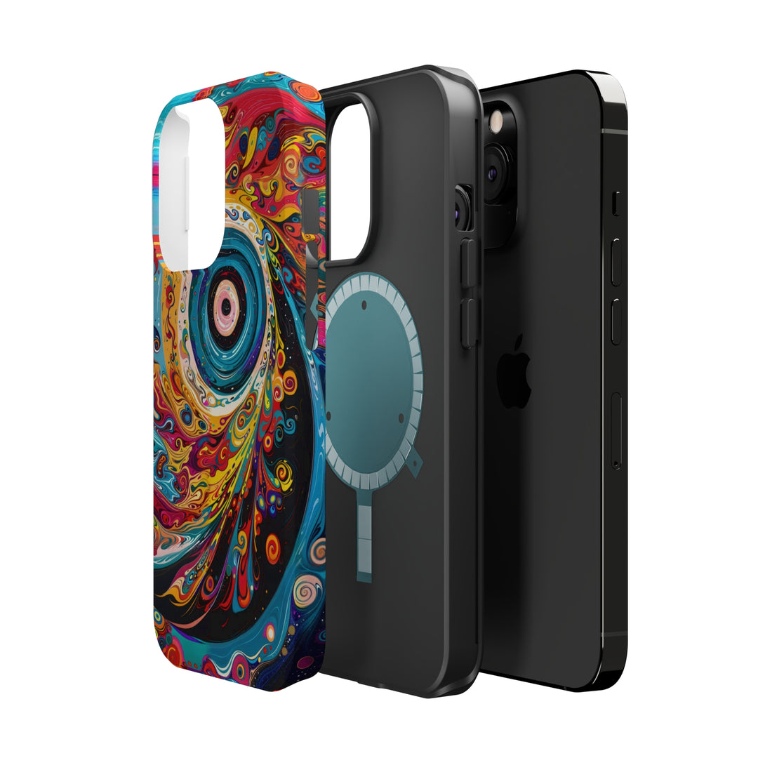 Vibrant Cosmic Swirl - MagSafe Tough Case