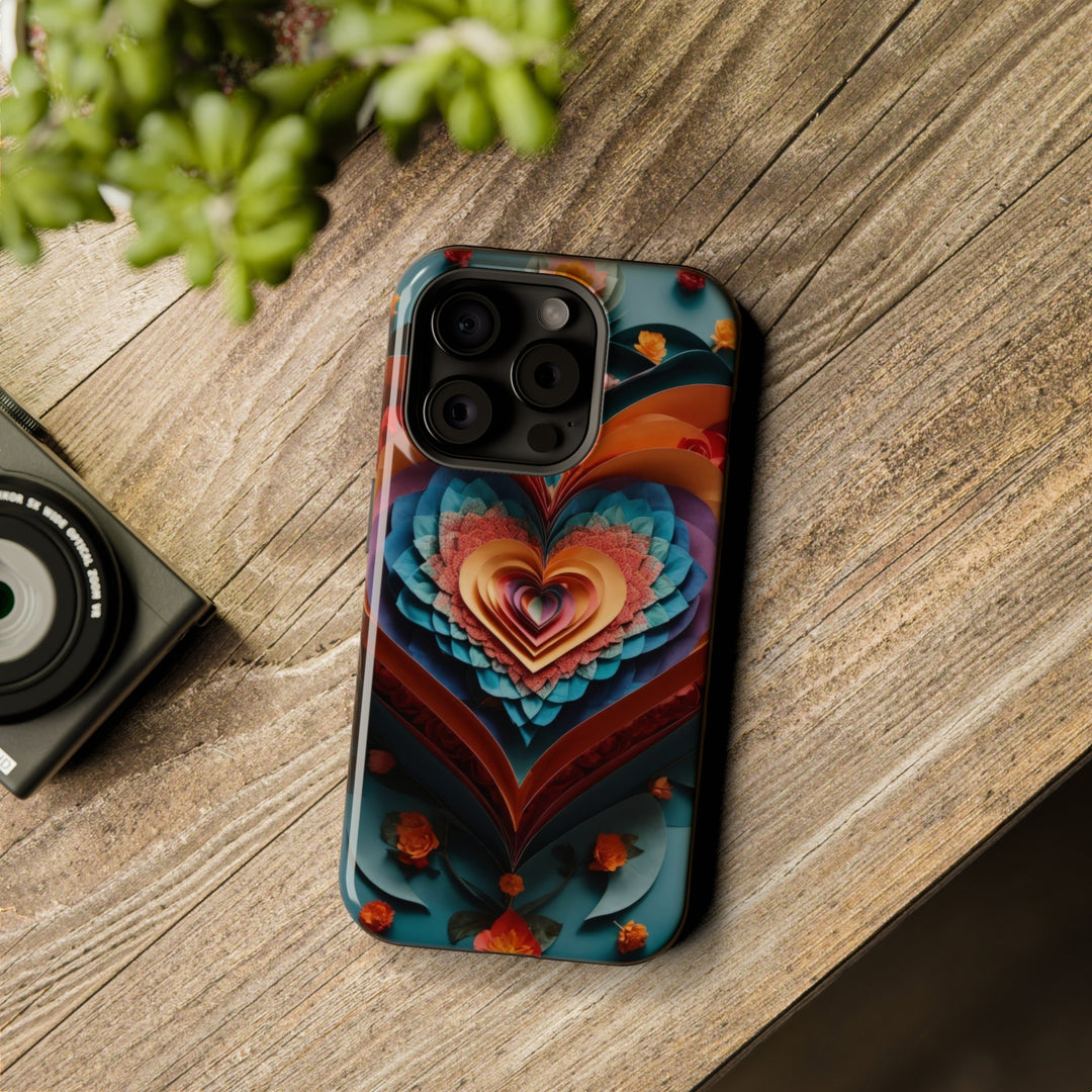 Blooming Heart Layers - MagSafe Tough Case