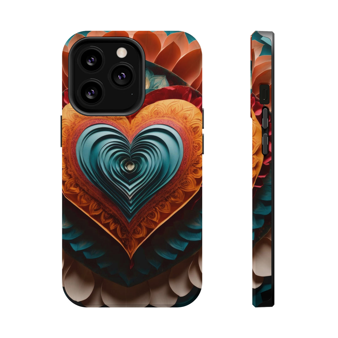 Layered Heart Artwork - MagSafe Tough Case