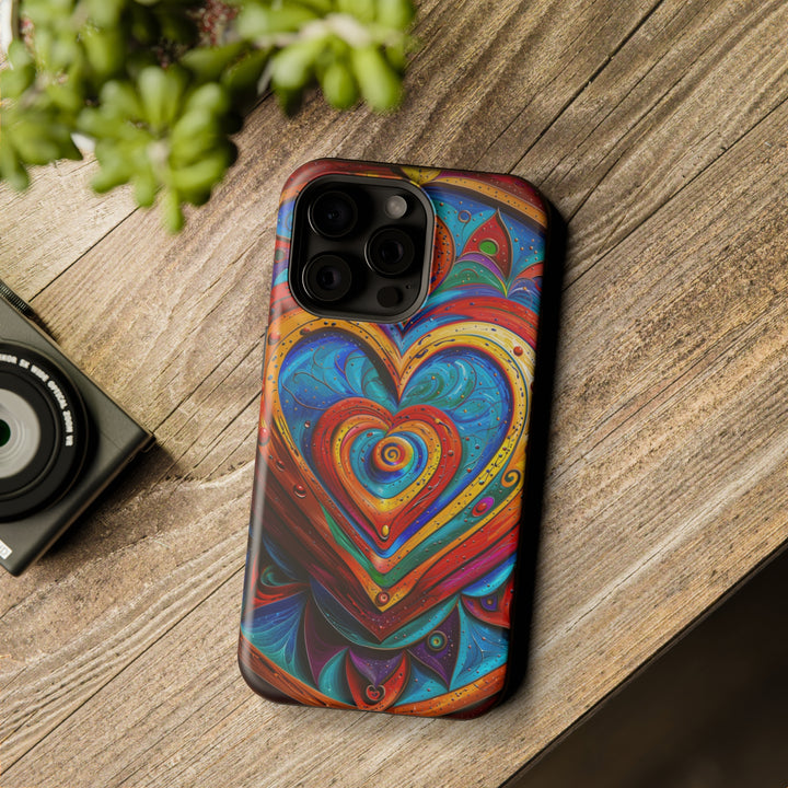 Vibrant Love Spiral - MagSafe Tough Case