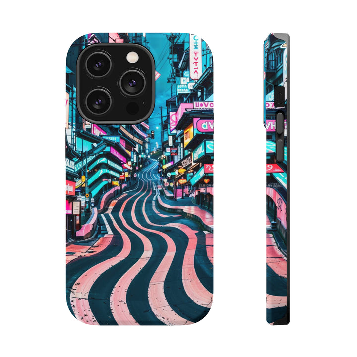 Vibrant Urban Waves - MagSafe Tough Case