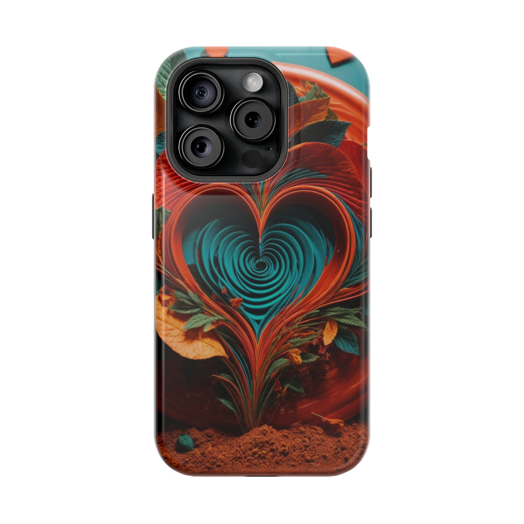 Vibrant Spiral Foliage - MagSafe Tough Case