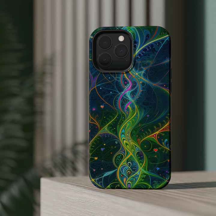 Vibrant Ethereal Swirls - MagSafe Tough Case