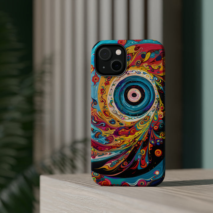 Vibrant Cosmic Swirl - MagSafe Tough Case